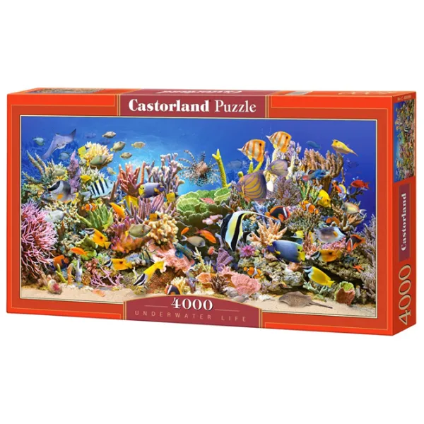 Puzzle 2D Castorland Underwater Life 9+/ Numărul de piese: 4000 photo 1