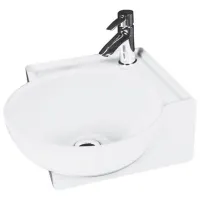 Умывальник Creavit Topic Угловая/ Над прилавком/ Белый