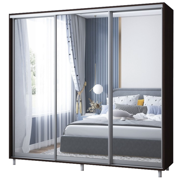 Dulap cupe Mobildor-Lux ARON 2400 2226 240 x 60 x 220 / PAL / Wenghe photo 1