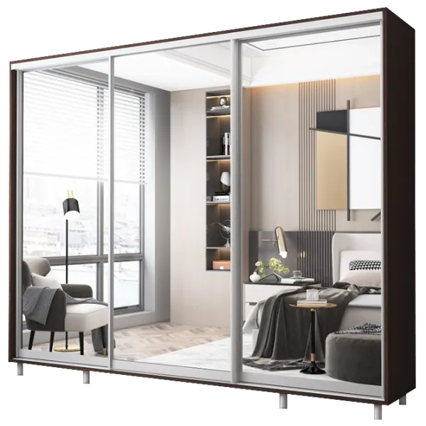 Dulap cupe Mobildor-Lux ARON 2700 2226 270 x 60 x 220 / PAL / Wenghe photo 1