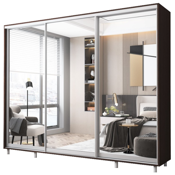 Dulap cupe Mobildor-Lux ARON 2700 2226 270 x 60 x 220 / PAL / Wenghe photo 1