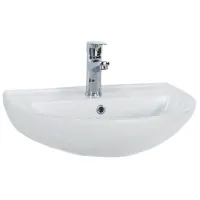 Lavoar Creavit Half Pedestal Semicirculară / Suspendat / White