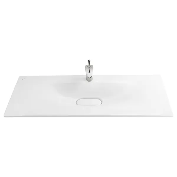 Lavoar Creavit Drop Dreptunghiular/ deasupra blatului/ White photo 1