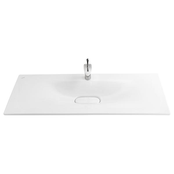 Lavoar Creavit Drop Dreptunghiular/ deasupra blatului/ White photo 1