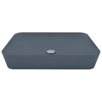 Lavoar Creavit Ultra Dreptunghiular/ deasupra blatului/ Gray