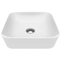 Умывальник Creavit Ultra Квадратная/ над прилавком/ Белый