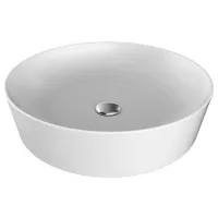 Умывальник Creavit Ultra Круглая/ над прилавком/ Белый