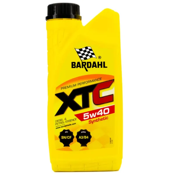 Моторное масло Bardahl 5W40 XTC 5W-40 1 л синтетическое photo 1