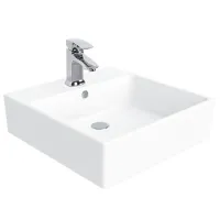 Умывальник Creavit Next Квадратная/ над прилавком/ Белый