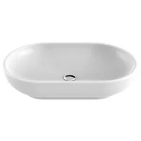 Умывальник Creavit Mina Овальная/ над прилавком/ Белый