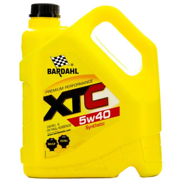 Моторное масло Bardahl 5W40 XTC 5W-40 5 л синтетическое photo 1