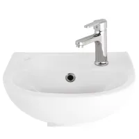 Lavoar Creavit Oval Semicirculară / Suspendat / White