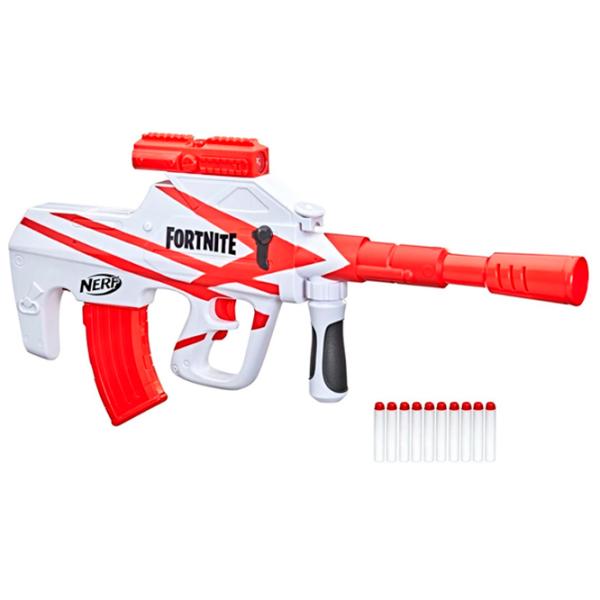 Pistol automat de jucărie Hasbro Nerf Fortnite B-AR F2344 8+/ Săgeți/ White photo 1 Pistol automat de jucărie Hasbro Nerf Fortnite B-AR F2344 8+/ Săgeți/ White photo 1