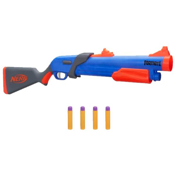 Игрушечный автомат Hasbro Nerf Fortnite Pump SG F0318 8+/ Стрел/ Синий photo 1