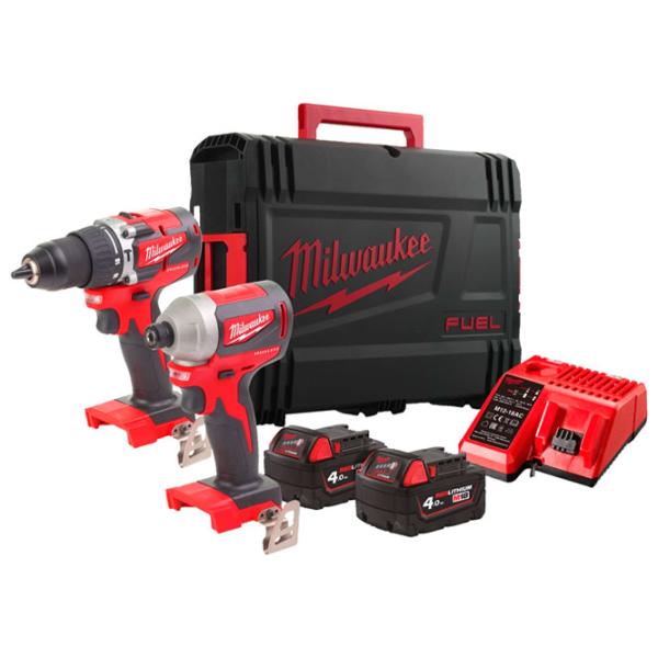 Набор электроинструментов Milwaukee M18CBLPP2A-402C 3400 об/ мин photo 1