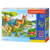 Puzzle 2D Castorland Maxi - Little Deer 3+/ Numărul de piese: 20