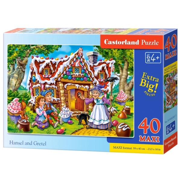 Puzzle 2D Castorland Maxi - Hansel and Gretel 4+/ Numărul de piese: 40 photo 1