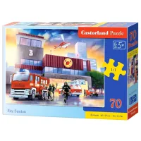 Puzzle 2D Castorland Fire Station 5+/ Numărul de piese: 70
