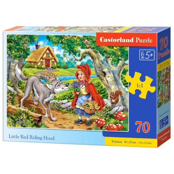 Пазл 2D Castorland Little Red Riding Hood 5+/ Количество деталей: 70 photo 1