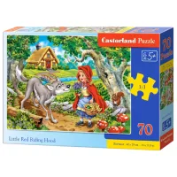 Puzzle 2D Castorland Little Red Riding Hood 5+/ Numărul de piese: 70