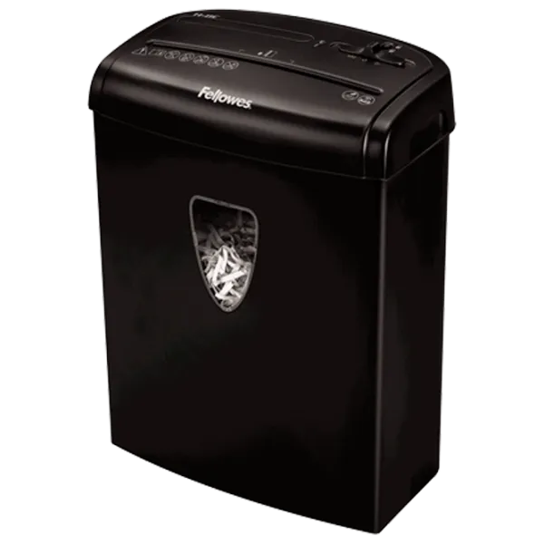 Шредер Fellowes Powershred® 8C DIN Level P-4 15 л Черный photo 1