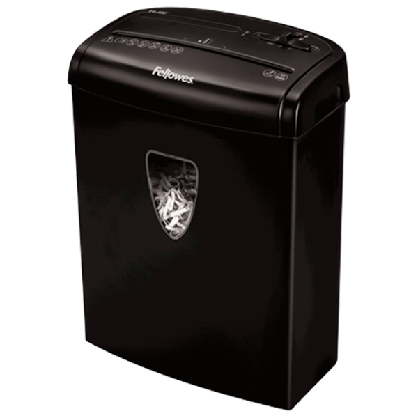 Шредер Fellowes Powershred® 8C DIN Level P-4 15 л Черный photo 1