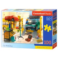 Puzzle 2D Castorland Car Workshop 6+/ Numărul de piese: 100