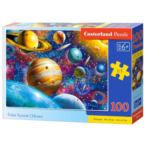 Пазл 2D Castorland Solar System Odyssey 6+/ Количество деталей: 100 photo 1
