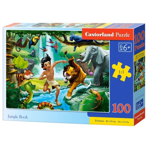 Пазл 2D Castorland Jungle Book 6+/ Количество деталей: 100 photo 1