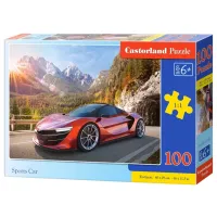 Puzzle 2D Castorland Sports Car 6+/ Numărul de piese: 100