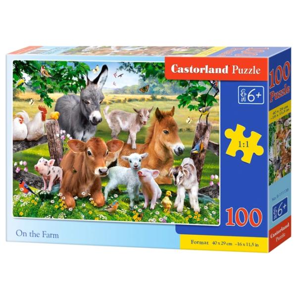 Puzzle 2D Castorland On the Farm 6+/ Numărul de piese: 100 photo 1