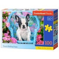 Puzzle 2D Castorland French Bulldog Puppy 6+/ Numărul de piese: 100