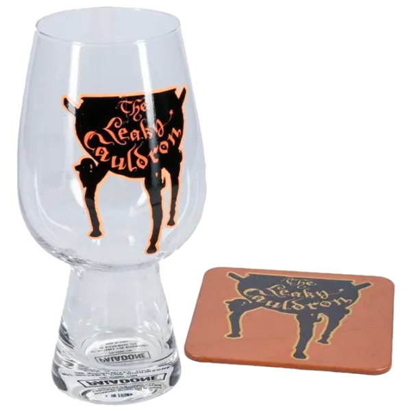 Чашка Paladone Гарри Поттер Leaky Cauldron Glass and Coaster  photo 1