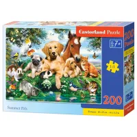 Puzzle 2D Castorland Summer Pals 7+/ Numărul de piese: 200