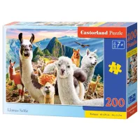 Puzzle 2D Castorland Llamas Selfie 7+/ Numărul de piese: 200