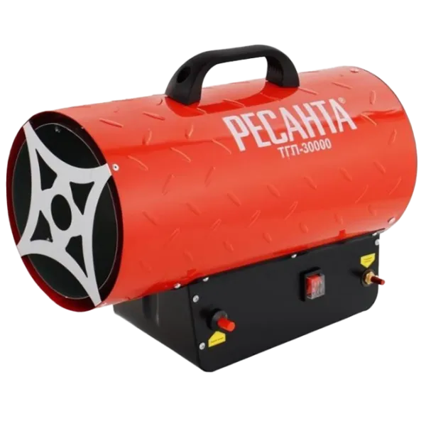 Тепловая пушка на газе Resanta ТГП-30000 3000 Вт/ 100 м²/ 1000 м³/ ч photo 1