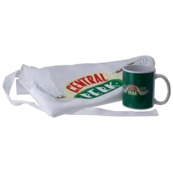 Cană și șorț Paladone Friends Central Perk 300 ml photo 1