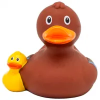 Игрушка для купания Lilalu Mummy Duck 2206 3+/ Коричневый
