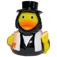 Игрушка для купания Lilalu Rabbi Duck 2036 3+/ Черный