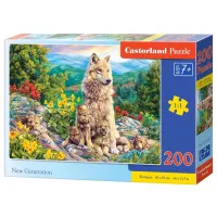 Puzzle 2D Castorland New Generation 7+/ Numărul de piese: 200