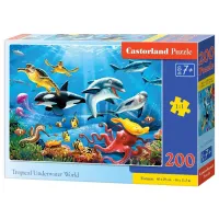 Puzzle 2D Castorland Tropical Underwater World 7+/ Numărul de piese: 200