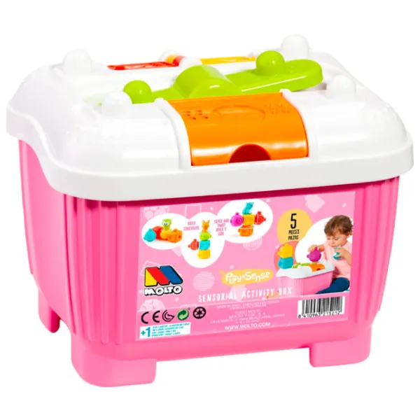 Joc educativ Molto Activity Box 21521 1+/ Pink photo 1