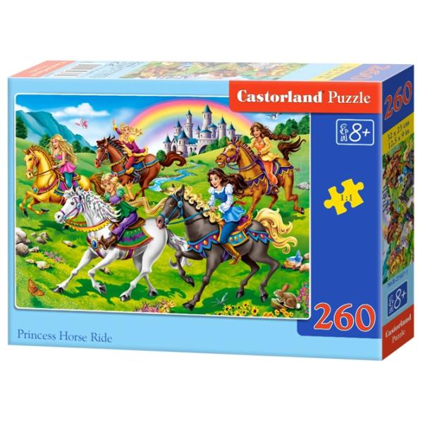 Puzzle 2D Castorland Princess Horse Ride 8+/ Numărul de piese: 260 photo 1