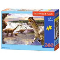 Puzzle 2D Castorland Diplodocus 8+/ Numărul de piese: 260