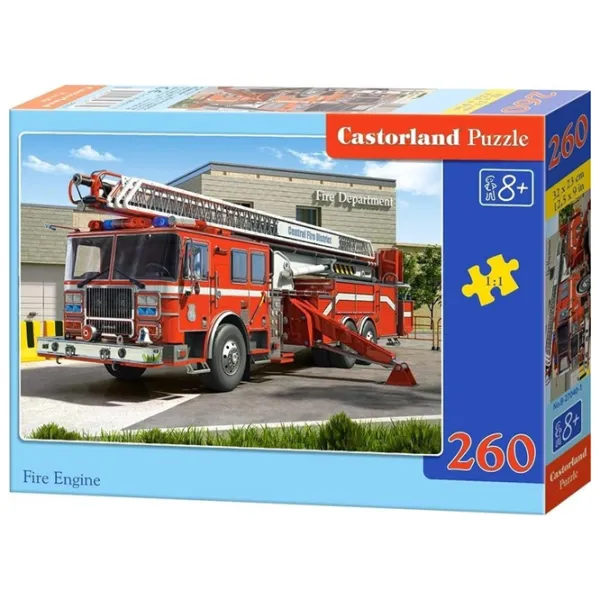 Puzzle 2D Castorland Fire Engine 8+/ Numărul de piese: 260 photo 1