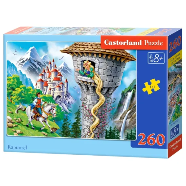 Puzzle 2D Castorland Rapunzel 8+/ Numărul de piese: 260 photo 1