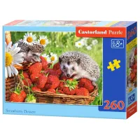 Puzzle 2D Castorland Strawberry Dessert 8+/ Numărul de piese: 260