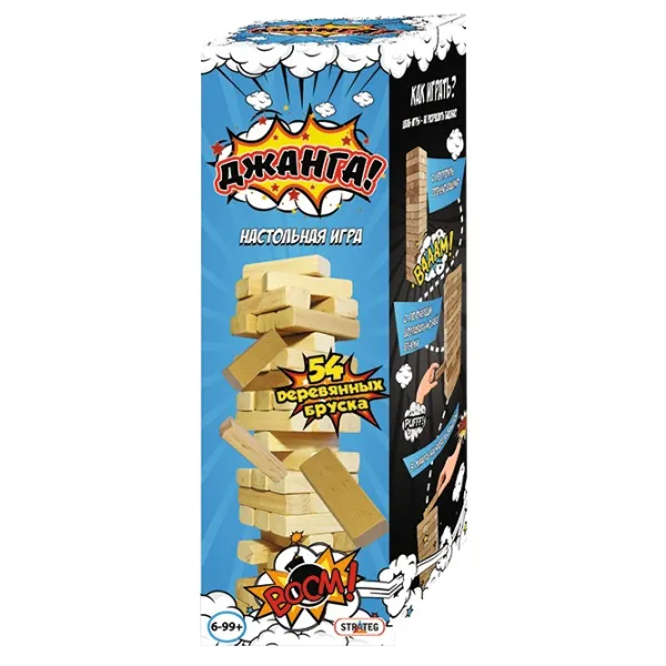 Настольная игра Strateg Jenga 6+/ Развитие photo 1