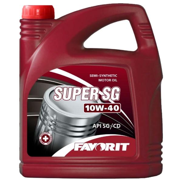 Моторное масло Favorit 10W-40 Super SG 10W-40 5 л полусинтетическое photo 1 Моторное масло Favorit 10W-40 Super SG 10W-40 5 л полусинтетическое photo 1