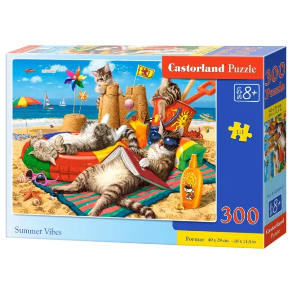 Puzzle 2D Castorland Summer Vibes 8+/ Numărul de piese: 300 photo 1